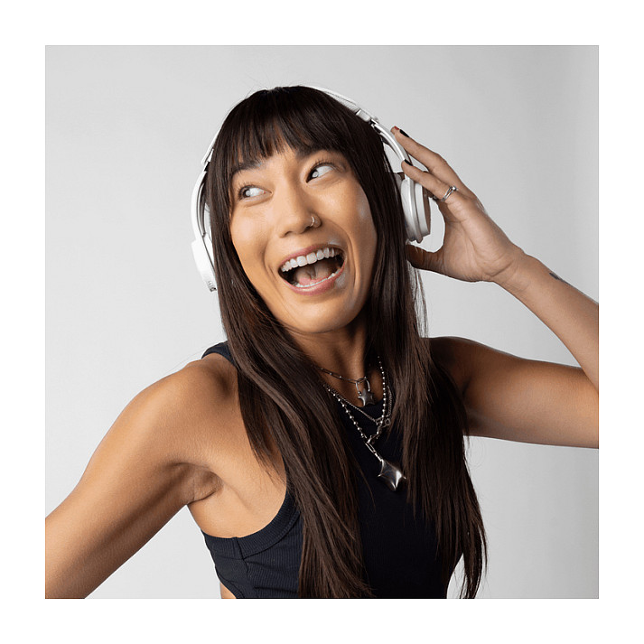 Kufje pa kabllo Skullcandy Icon ANC – Bone/Orange 5