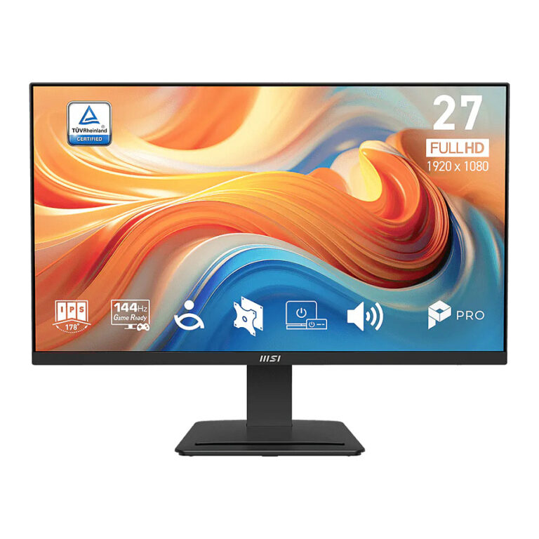 Monitor MSI PRO MP273DE E14A / 27"/  Full HD IPS / 144Hz / 1ms / HDMI+VGA+DP - Zezë