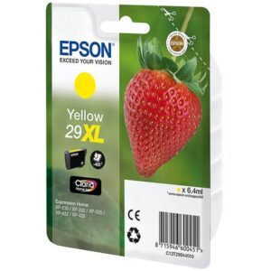 INK Epson 29XL deri në kapacitet standard sipas ISO/IEC 24711 - Verdhë