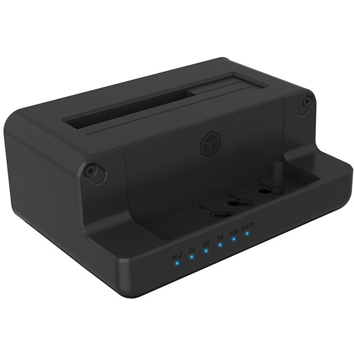 Aksesorë për disqe ICY BOX IB-2914MSCL-C31 – Clone and Docking Station for M.2 NVMe SSD and 3.5"/2.5" SATA HDD/SSD