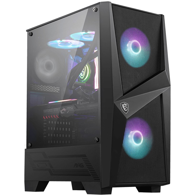 Kasë MIDI MSI MAG FORGE 100R Window RGB – Zezë