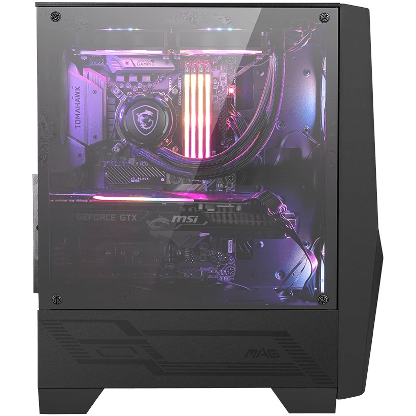 Kasë MIDI MSI MAG FORGE 100R Window RGB – Zezë - Figura 2