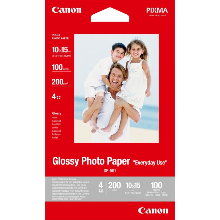 Letër Canon Photo Paper GP-501 0775B003 10×15cm – 50 Sheets Glossy
