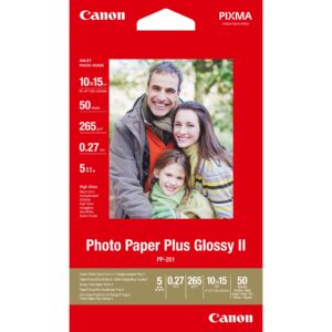 Letër Canon Photo Paper Plus Glossy II PP-201 2311B003 10×15cm – 50 Sheets