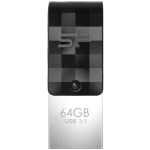 USB Flash Drive STICK USB3.1 64GB Silicon Power Type C C31 Black