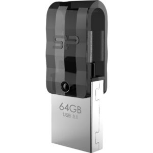 USB Flash Drive STICK USB3.1 64GB Silicon Power Type C C31 Black