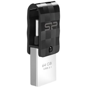 USB Flash Drive STICK USB3.1 64GB Silicon Power Type C C31 Black