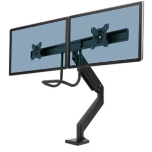 Mbajtëse për Monitor Fellowes EPPA CROSSBAR Monitor Arm Double Black
