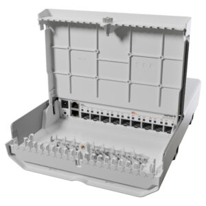 MikroTik CRS310-1G-5S-4S+OUT (netFiber 9) – 1×GbE + 5×SFP + 4×10G SFP+ Outdoor Managed Switch