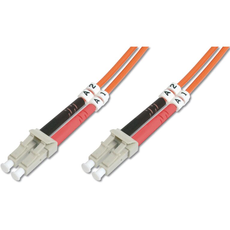 Kabllo për Rrjet DIGITUS LWL Patch Cable / LC → LC / 10.00m / Multimode Duplex / OM4
