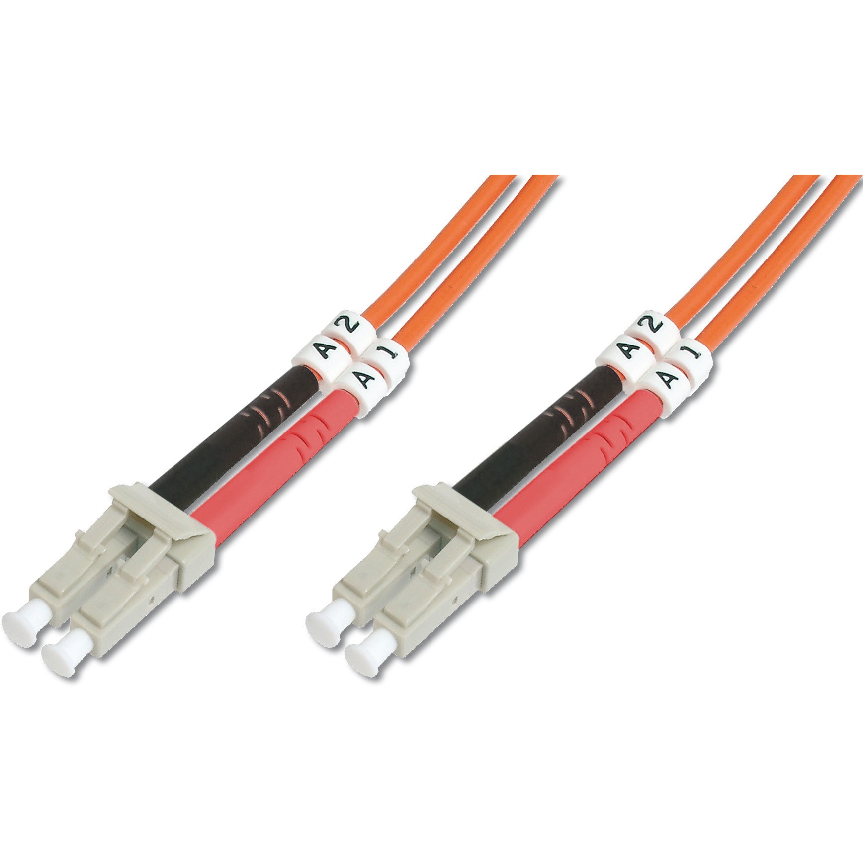 Kabllo për Rrjet DIGITUS LWL Patch Cable / LC → LC / 10.00m / Multimode Duplex / OM4