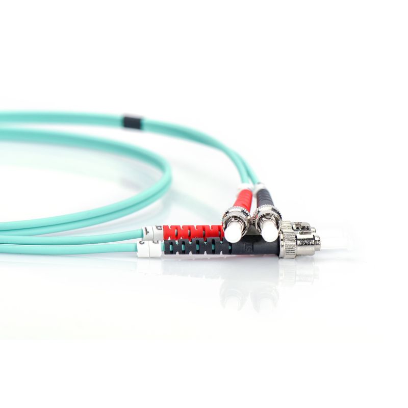 Kabllo për Rrjet DIGITUS LWL Patch Cable / ST → ST / 2.00m / Multimode Duplex / OM3 - Figura 3
