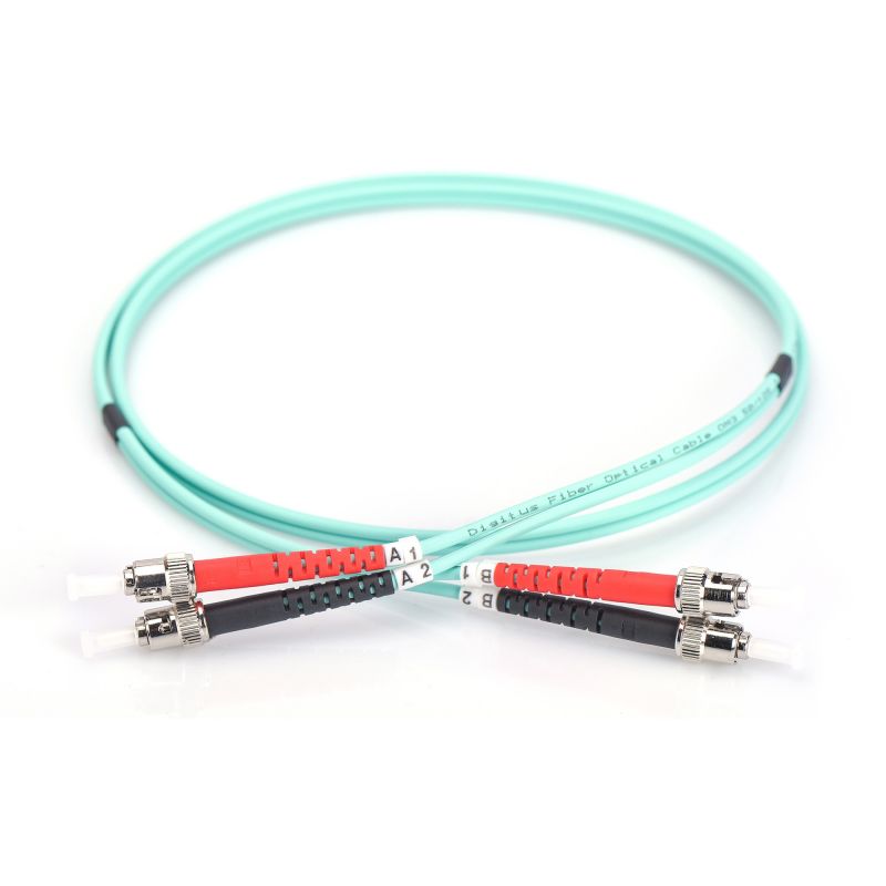 Kabllo për Rrjet DIGITUS LWL Patch Cable / ST → ST / 2.00m / Multimode Duplex / OM3 - Figura 2
