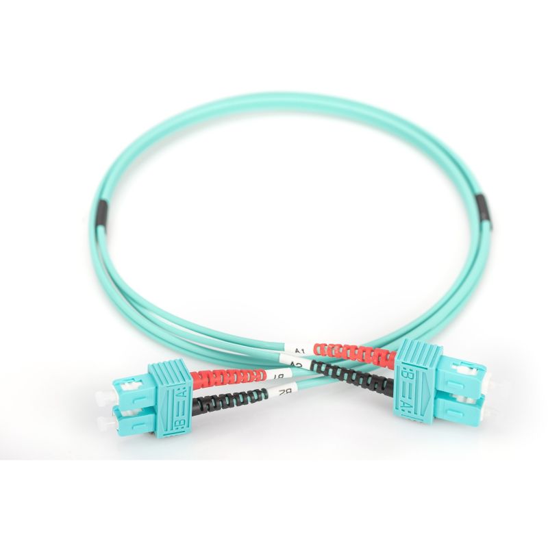 Kabllo për Rrjet DIGITUS LWL Patch SC–SC 1.00m Multimode Duplex OM3 - Figura 2
