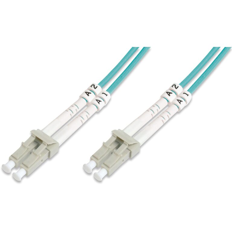 Kabllo për Rrjet DIGITUS LWL Patch Cable / LC → LC / 20.00m / Multimode Duplex / OM3
