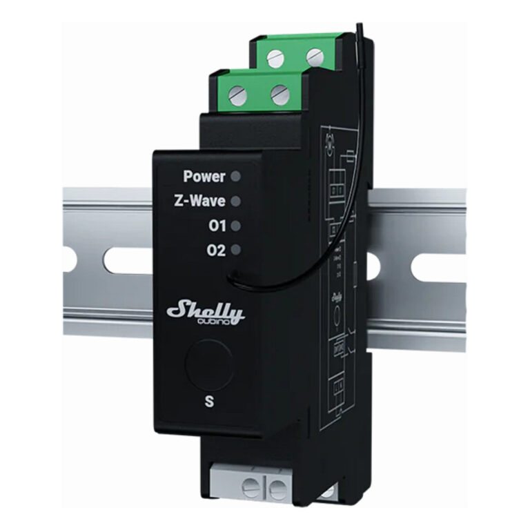 Smart Relay Shutter Controller – Shelly "Wave" DIN Pro Shutter Relay Rollladenaktor Z-Wave