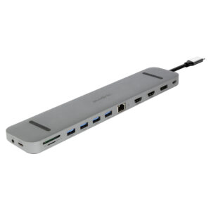 Docking Station Plusonic USB-C Adapter/Hub 9in1 with HDMI/DP/LAN/USB