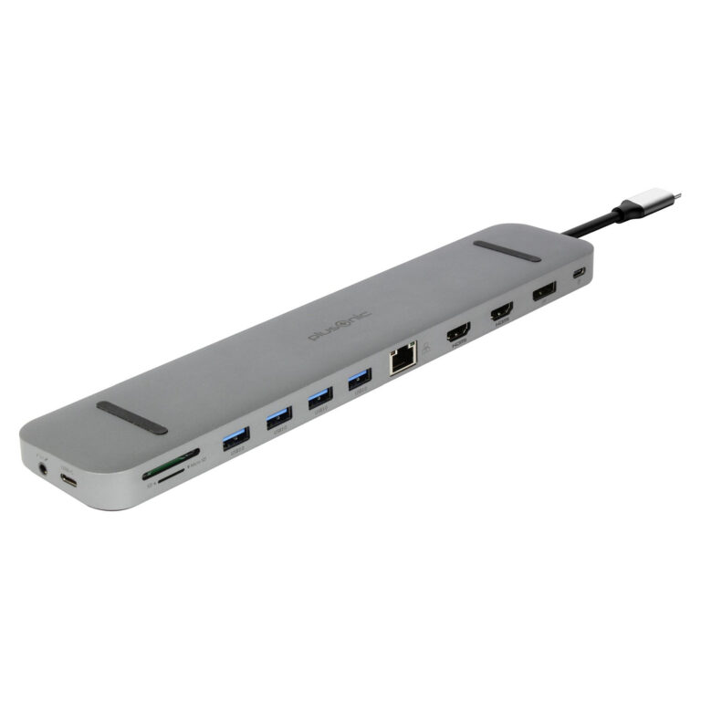 Docking Station Plusonic USB-C Adapter/Hub 9in1 with HDMI/DP/LAN/USB