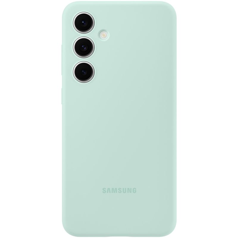 Aksesorë për telefon Samsung Silicone Case Galaxy S24 FE – Gjelbër e hapur