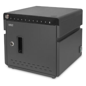 Kabinet mobil për karikim DIGITUS për 10 Laptopë ose Tabletë deri në 14" / USB-C / UV-C