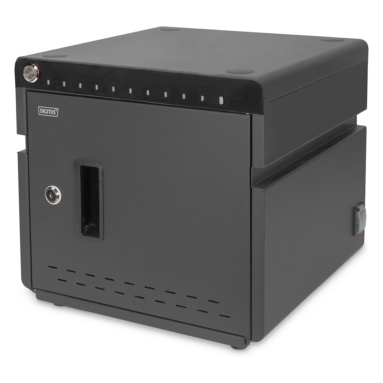 Kabinet mobil për karikim DIGITUS për 10 Laptopë ose Tabletë deri në 14" / USB-C / UV-C