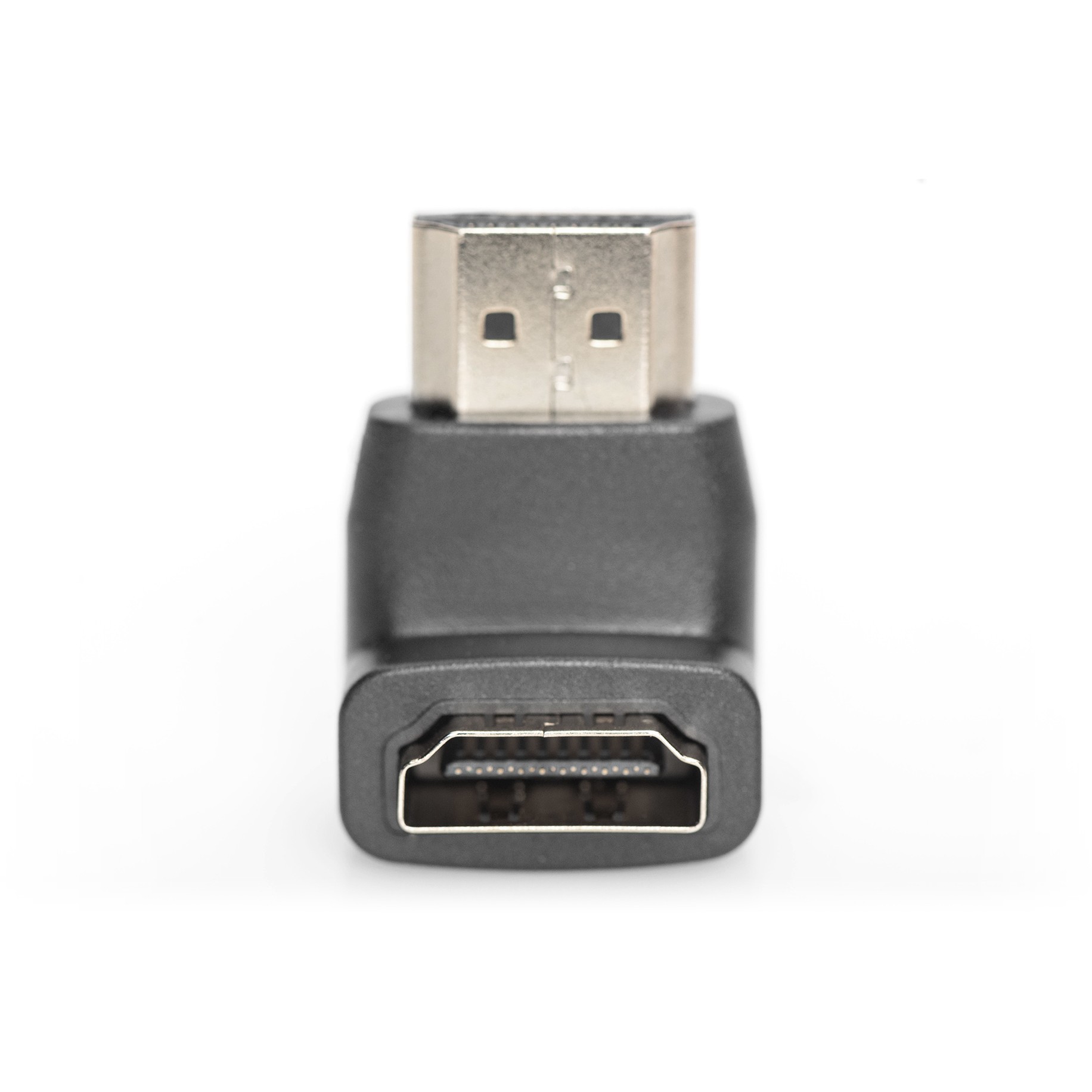 Kabllo HDMI DIGITUS / 90° këndor / Gold - Zezë - Figura 5