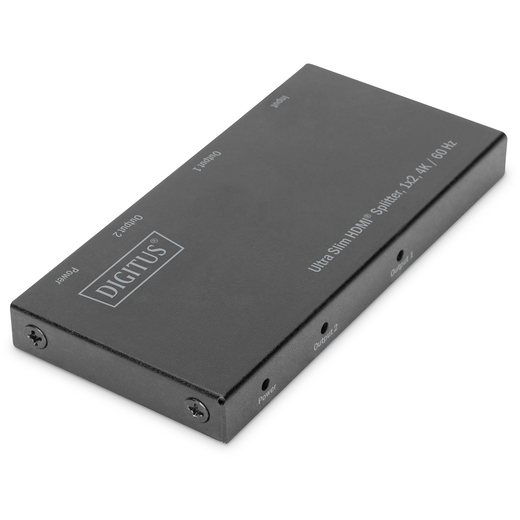 Kabllo HDMI Splitter DIGITUS Ultra Slim / 1x2 / 4K 60Hz