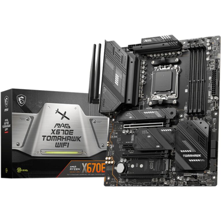 Pllakë Amë MB AMD AM5 MSI X670E Tomahawk WIFI ATX