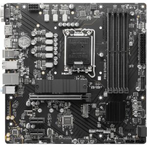 Pllakë Amë MB Intel 1700 MSI PRO B760M-P mATX
