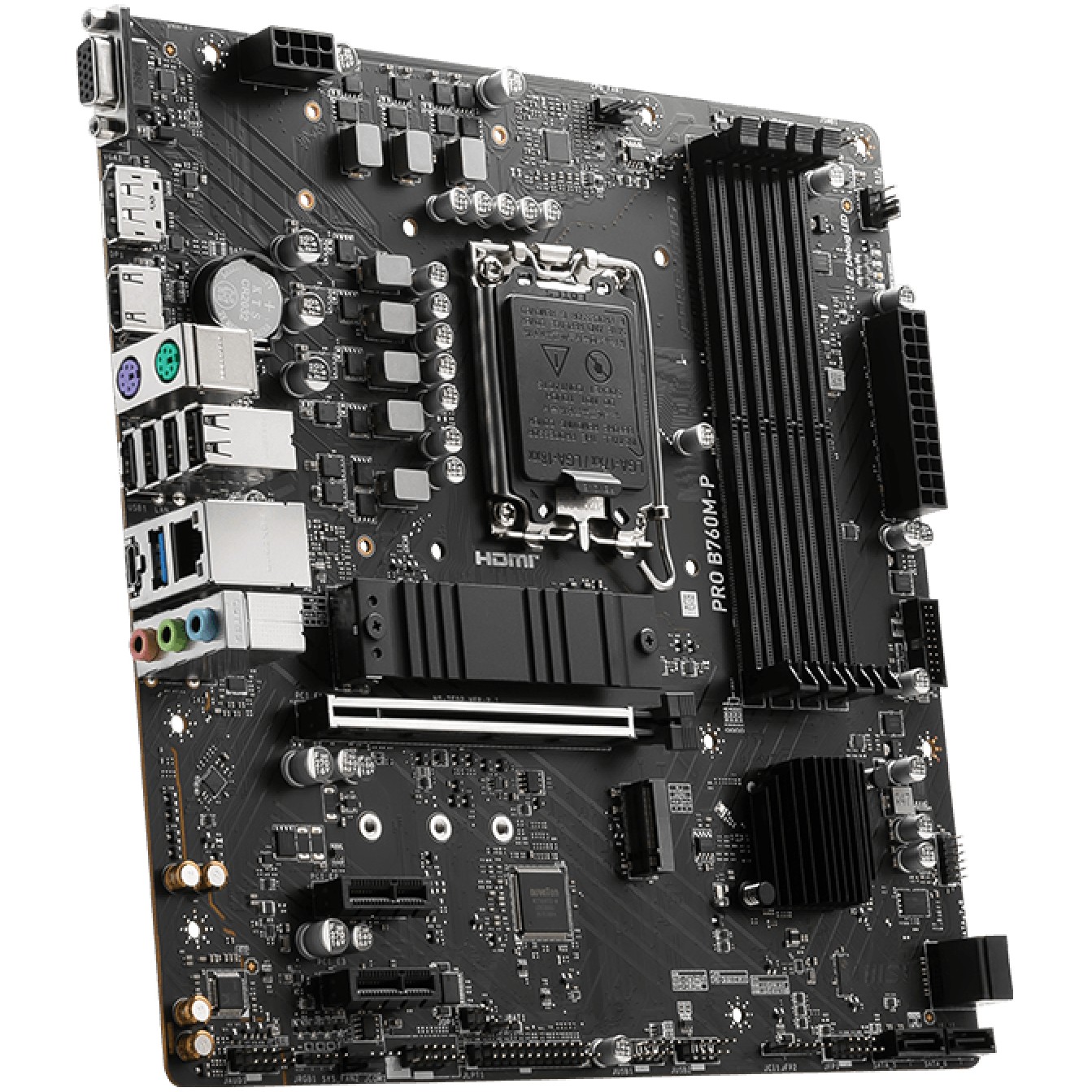 Pllakë Amë MB Intel 1700 MSI PRO B760M-P mATX - Figura 4