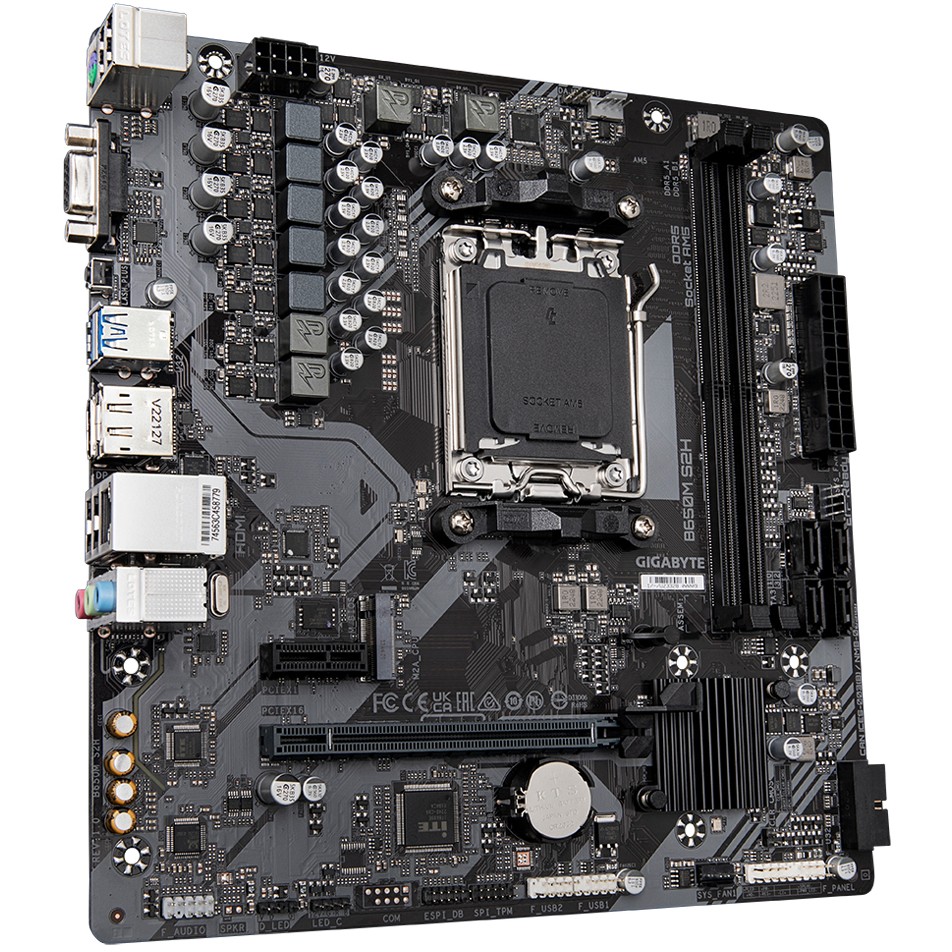 Pllakë Amë MB AMD Gigabyte B650M S2H (B650.AM5.mATX.DDR5) - Figura 2