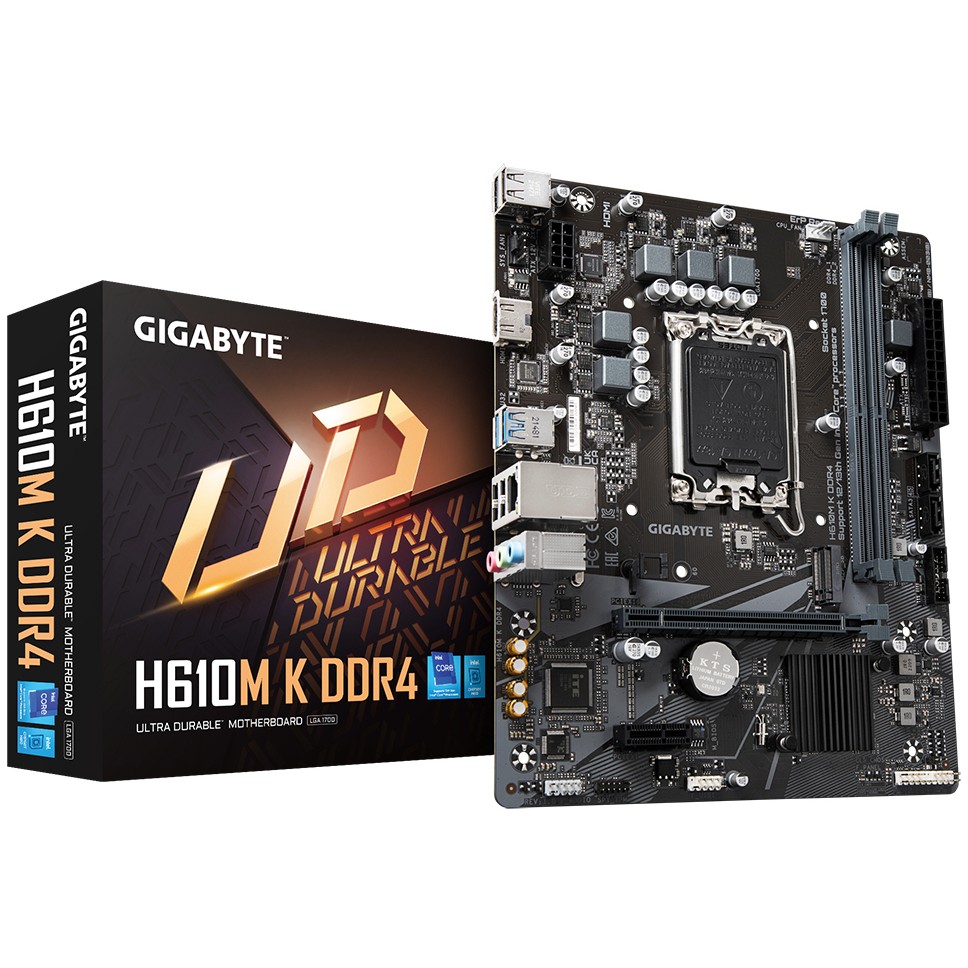 Pllakë Amë MB Intel 1700 Gigabyte H610M K mATX D4