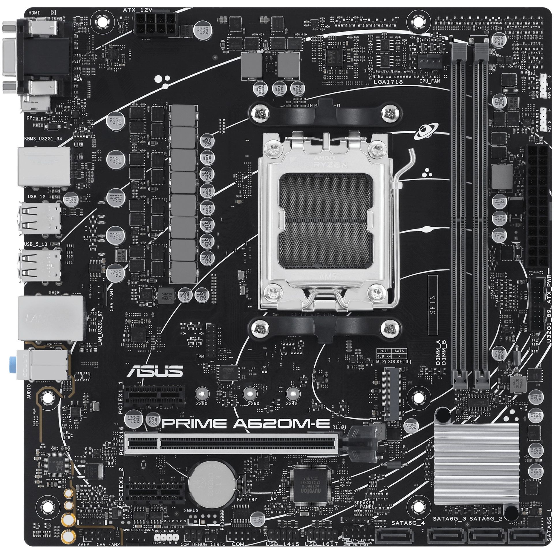 Pllakë Amë MB AMD ASUS PRIME A620M-E-CSM / AMD Socket AM5 / DDR5 / mATX