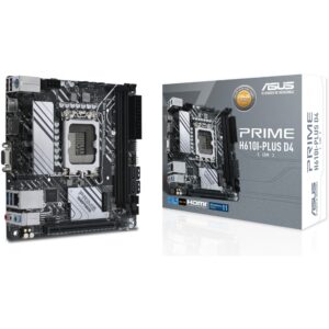 Pllakë Amë MB Intel ASUS PRIME H610I-PLUS D4-CSM S1700/DDR4/HDMI-DP-VGA/mITX