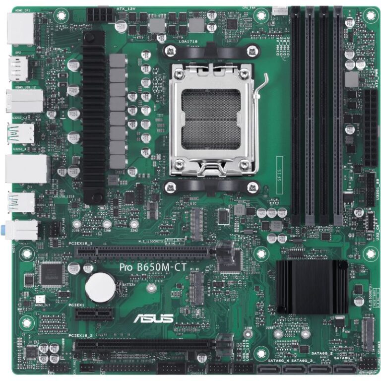 Pllakë Amë ASUS PRO B650M‑CT‑CSM / AM5 / DDR5 / mATX