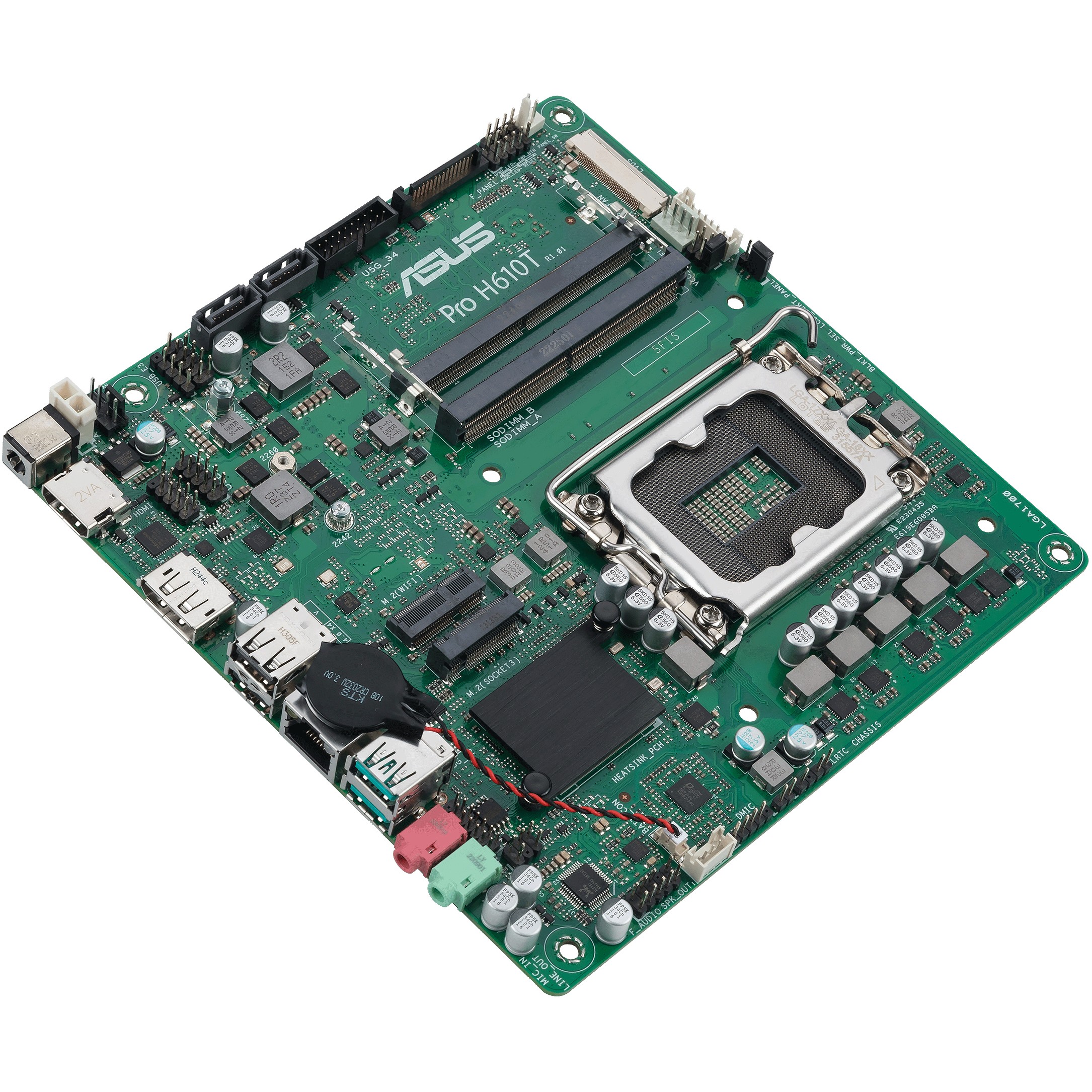 Pllakë Amë MB Intel 1700 ASUS PRO H610T-CSM mITX - Figura 5