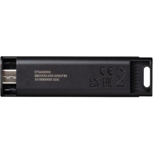 USB Flash Drive STICK 256GB USB-C 3.2 Kingston DataTraveler Max Black