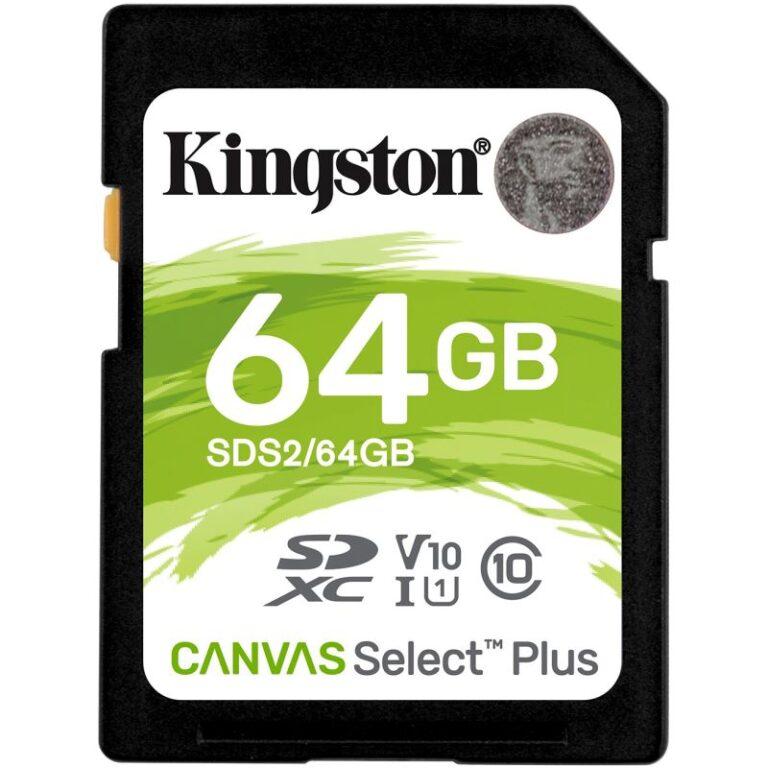 Kartë Memorie SD Card Kingston Canvas Select Plus XC / 64GB / 100MB/s
