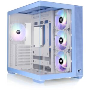 Kasë Thermaltake View 380 TG ARGB Hydrangea Midi Tower - Blu
