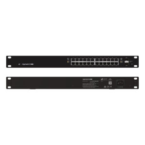 Ubiquiti EdgeSwitch ES-24-250W 24-Port Gigabit PoE+ Managed Switch me 2x SFP Rackmount 7
