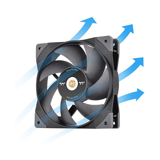 Ftohës për Kasë Thermaltake GT12 / 120mm / TT Premium Edition / 1-Pack – Zezë - Figura 2