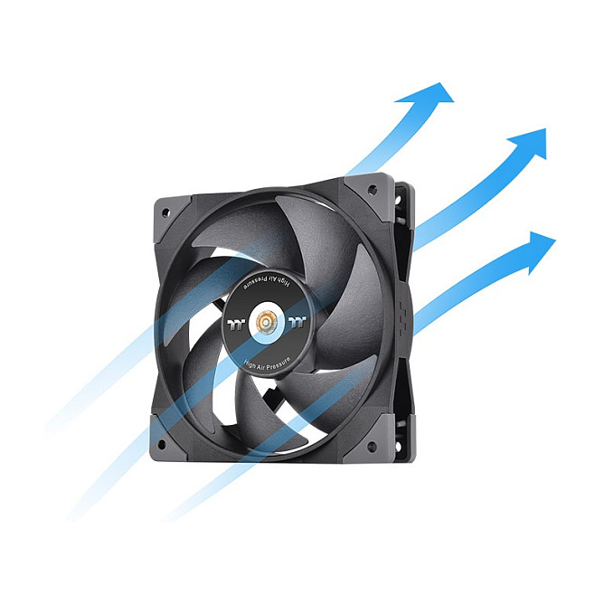 Ftohës për Kasë Thermaltake GT12 / 120mm / TT Premium Edition / 1-Pack – Zezë - Figura 3