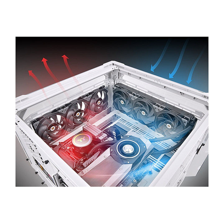Ftohës për Kasë Thermaltake GT12 / 120mm / TT Premium Edition / 1-Pack – Zezë - Figura 5