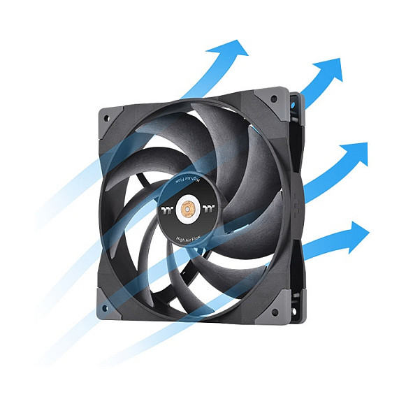 Ftohës për Kasë Thermaltake GT14 / 140mm / TT Premium Edition / 1-Pack – Zezë - Figura 3