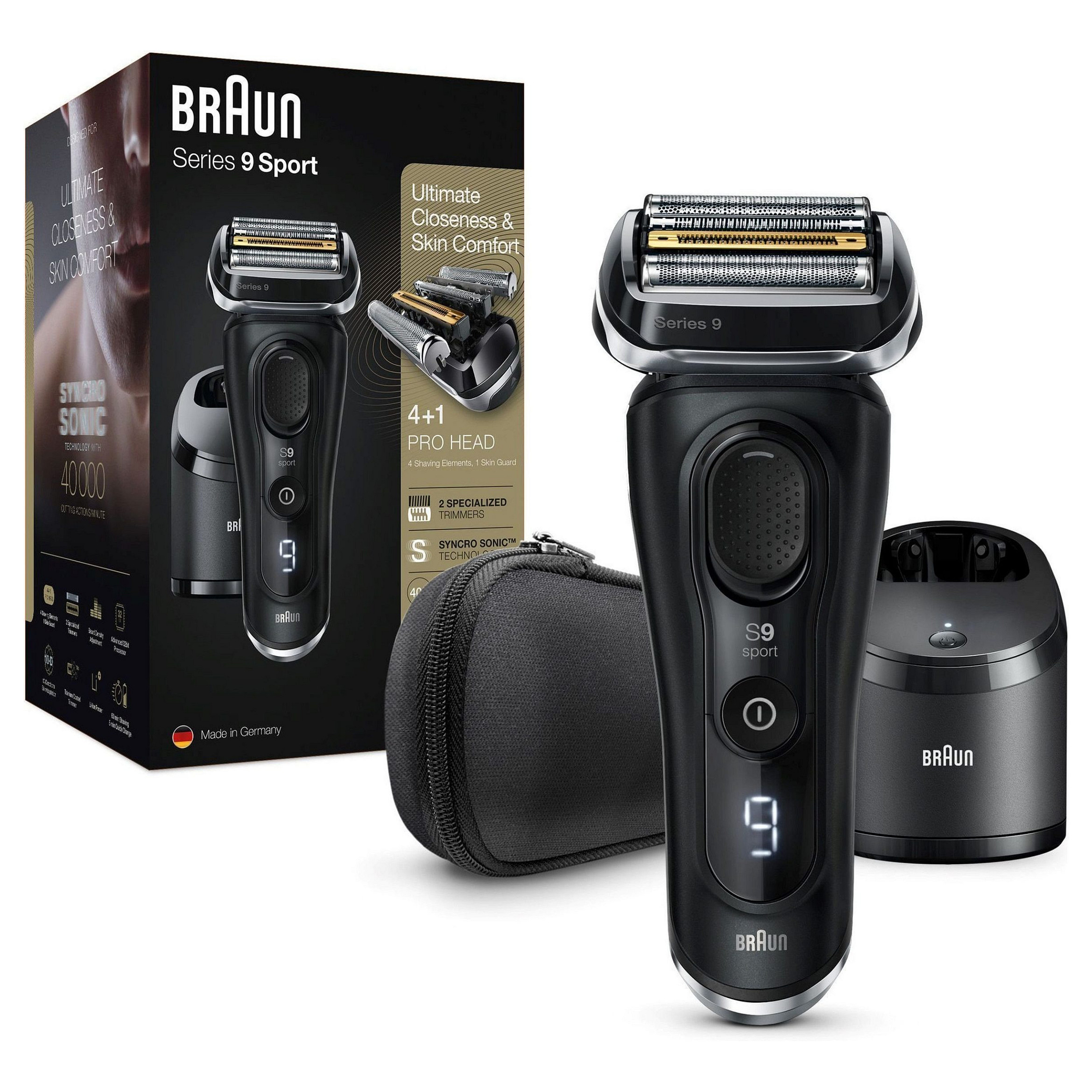 Makinë e rrojës Braun Series 9 9352cc – Argjendi/Zezë - Figura 2