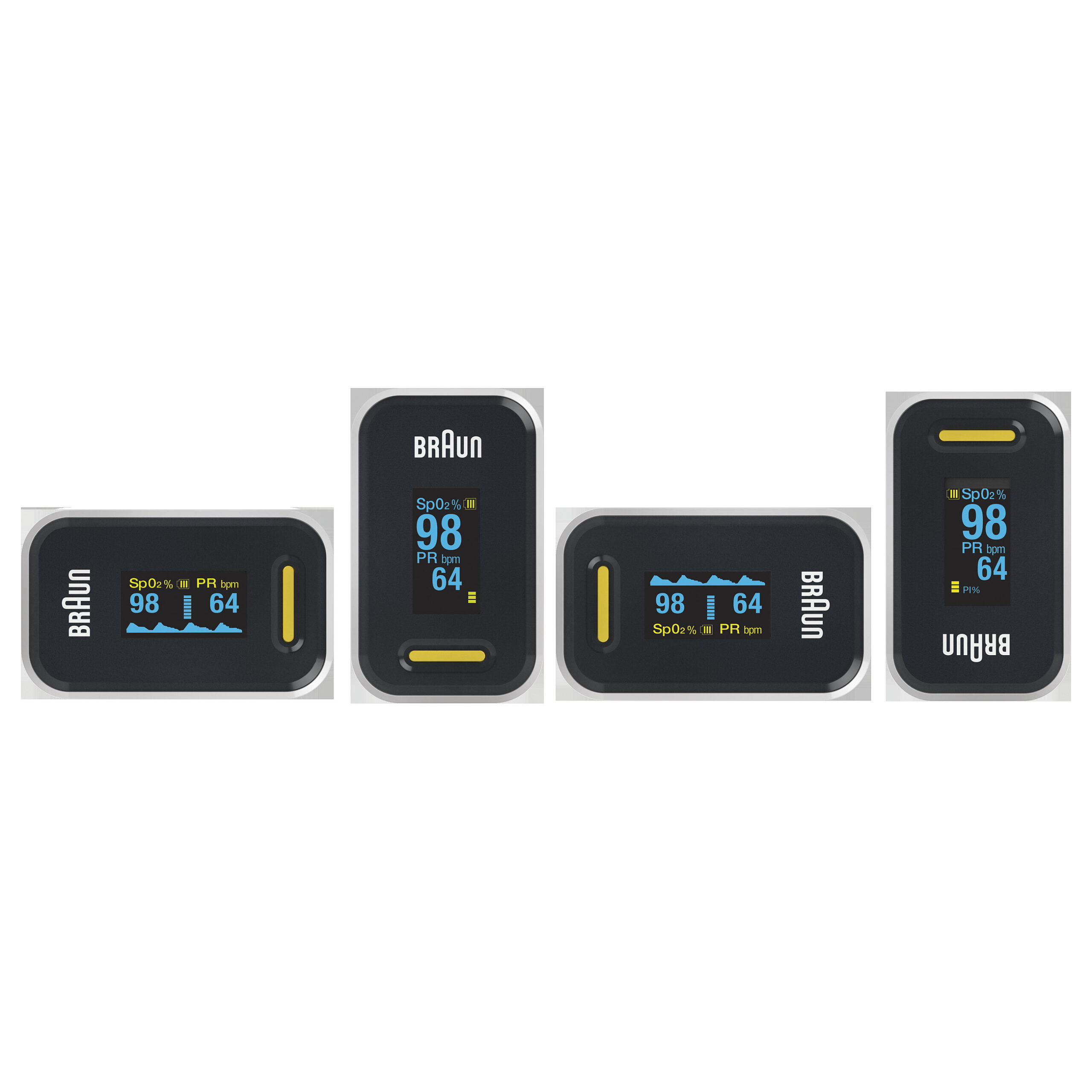 Matës i oksigjenit në gjak Braun Pulse Oximeter YK-81CEU – Zezë/Bardhë - Figura 2