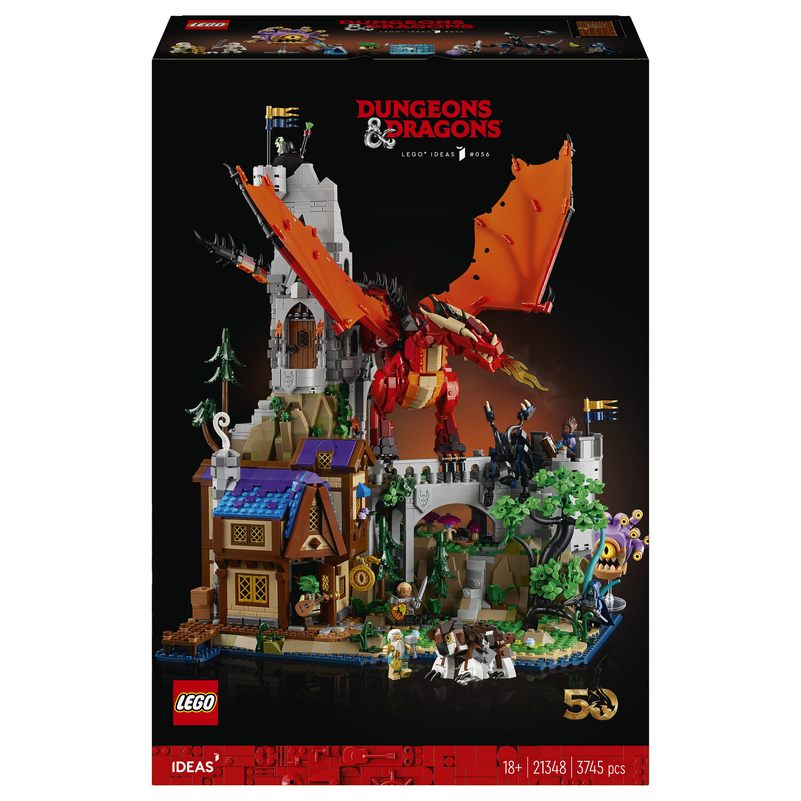 LEGO Ideas Dungeons & Dragons: The Red Dragon’s Tale 21348