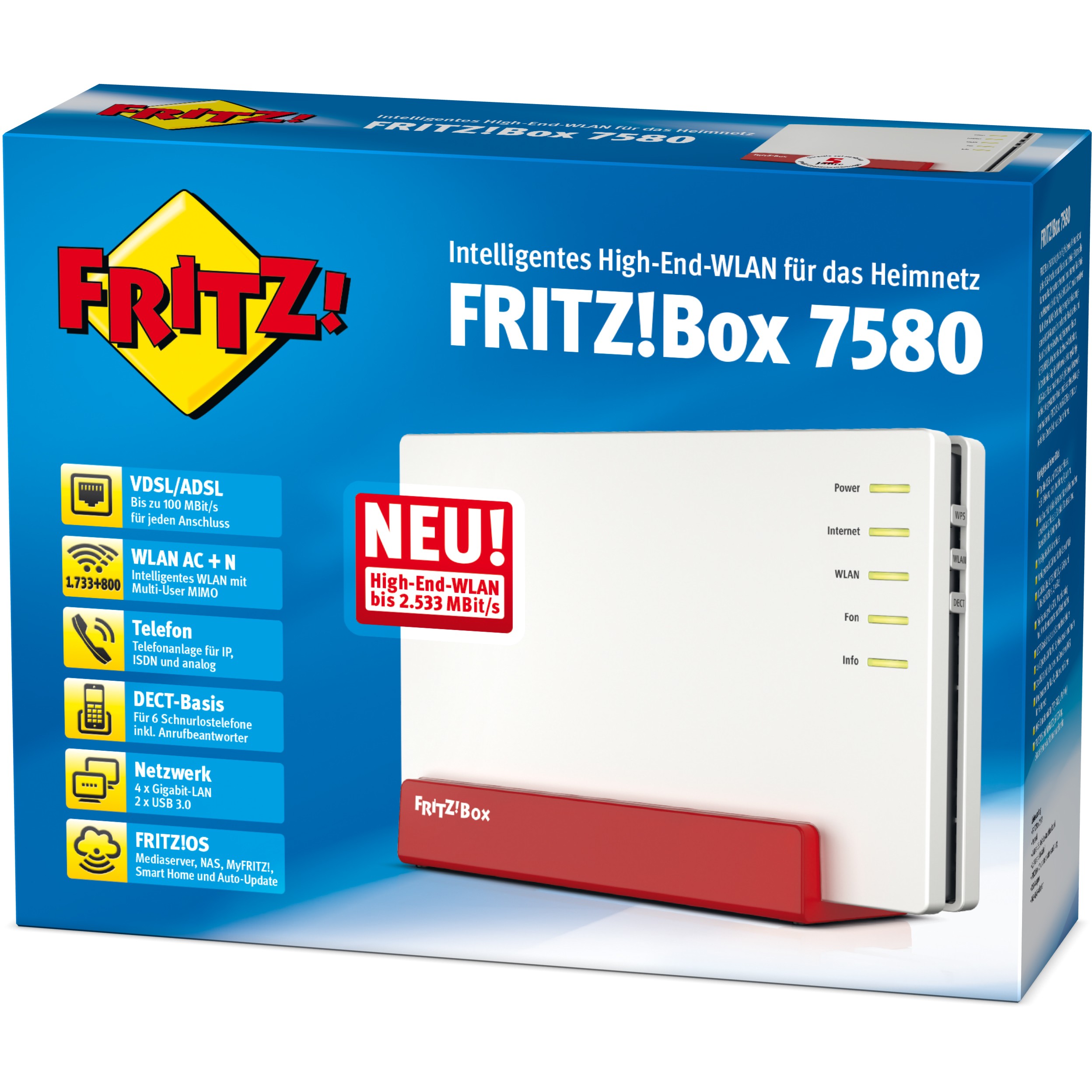 Ruter AVM FRITZ!Box 7580 Fon WLAN / A/VDSL - Figura 2