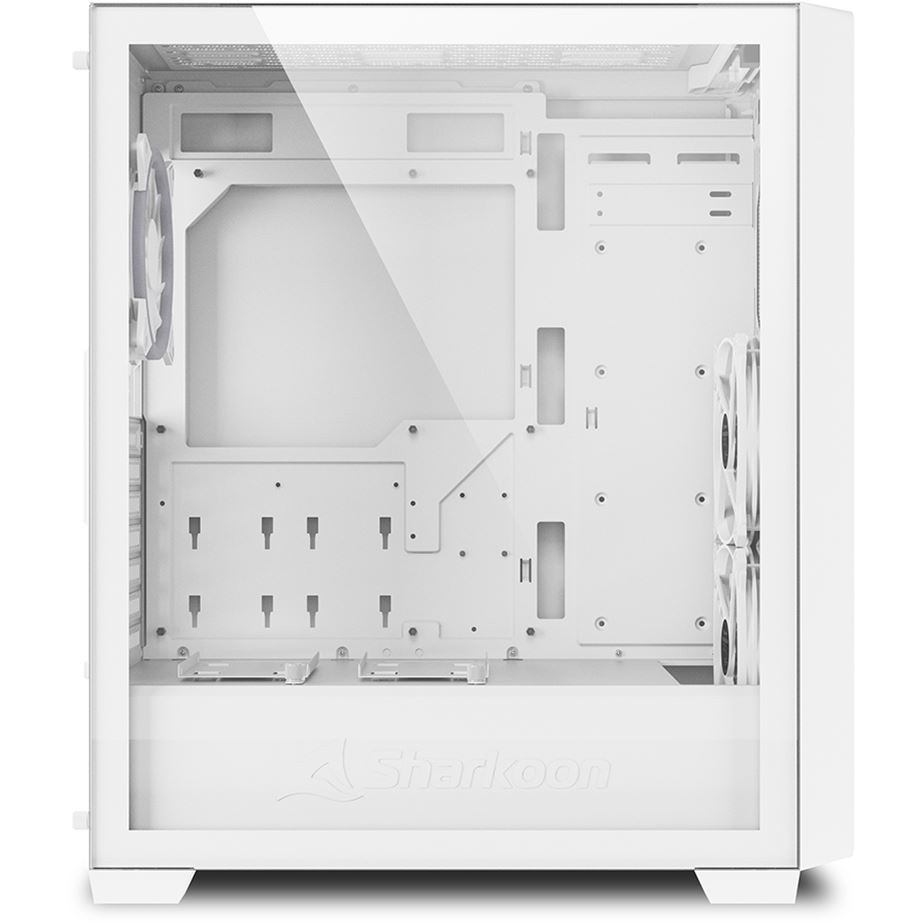 Kasë Midi Sharkoon VS8 RGB – Bardhë - Figura 4