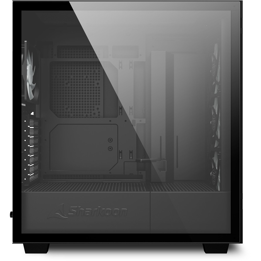 Kasë Midi Sharkoon Rebel C50 RGB – Zezë - Figura 4